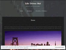 Tablet Screenshot of lifedrivesme.com